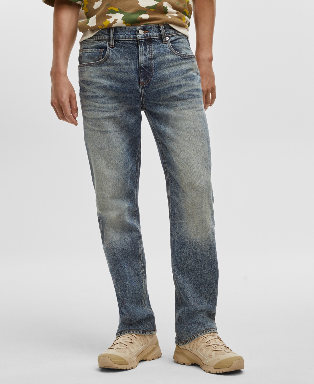 MODE OF ONE MEN'S STRAIGHT-FIT JEANS, CREATED FOR MACY'S 