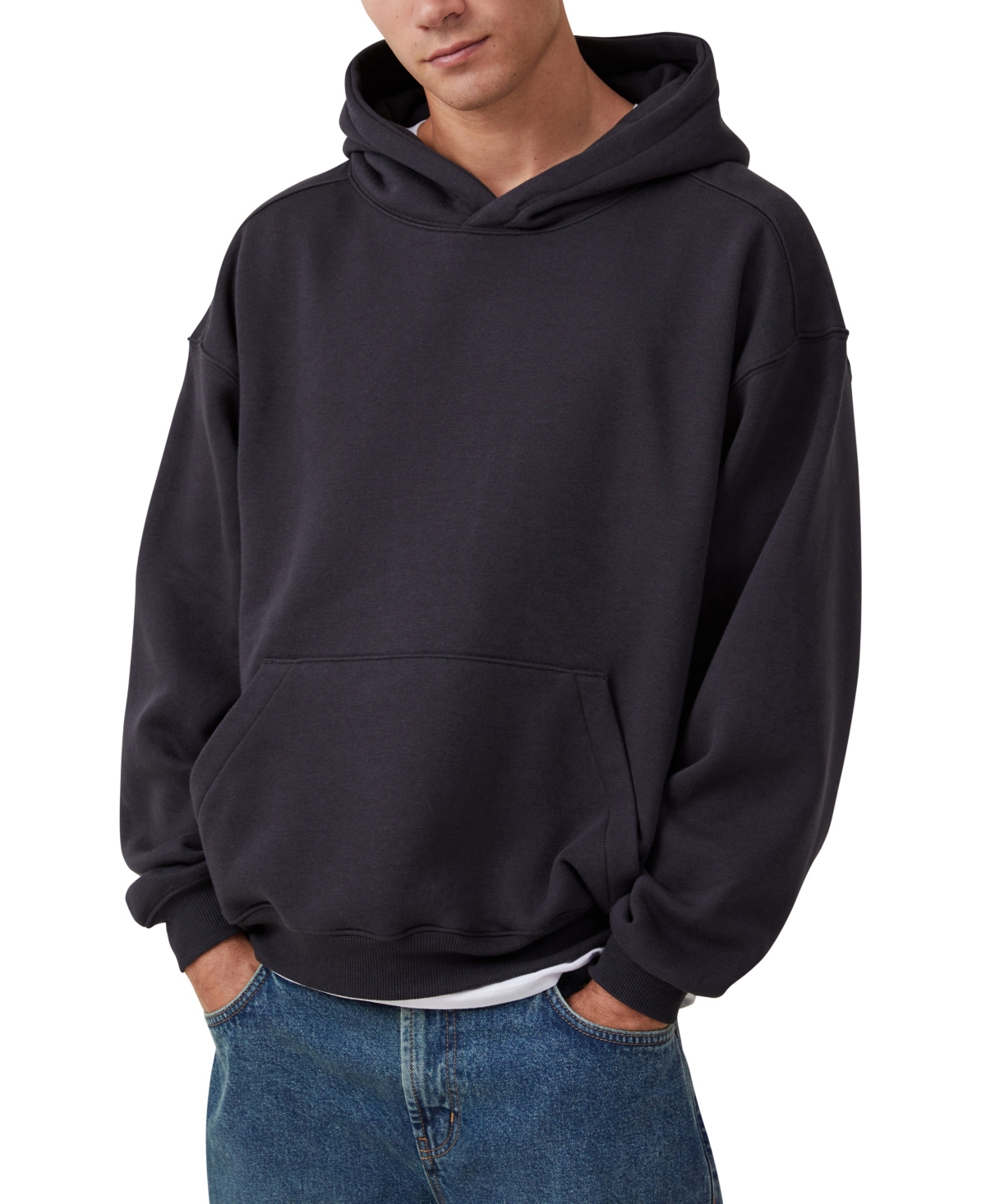COTTON ON MEN'S BOX FIT HOODIE 