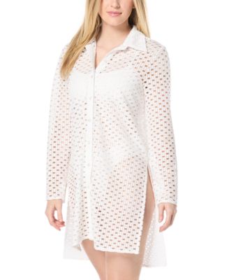 Women's Crochet Tunic Swim Cover-Up