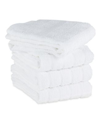 Basic Terry Collection Windowpane Dishtowel Set, 16x26", Check, 4 Piece