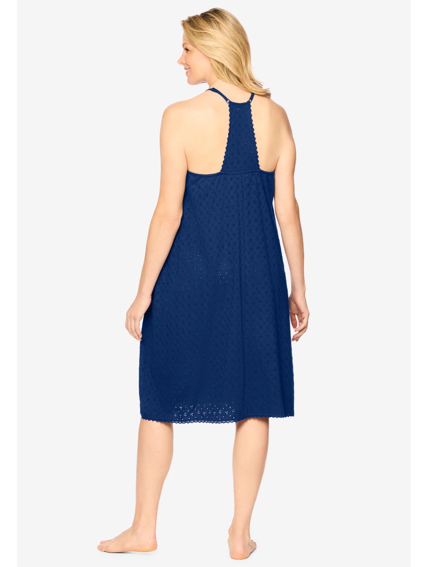 Women's Dreams and Co. Breezy Eyelet Short Nightgown