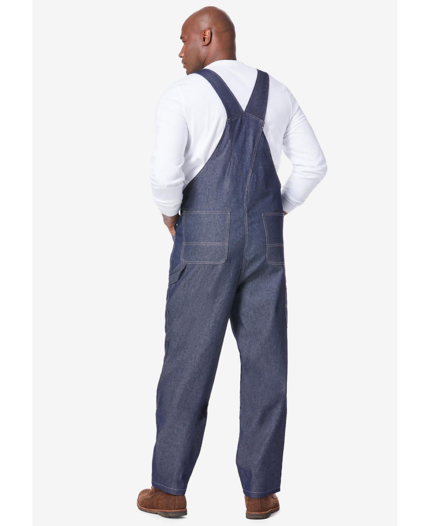 Men's by KingSize Lightweight Comfort Denim Overall