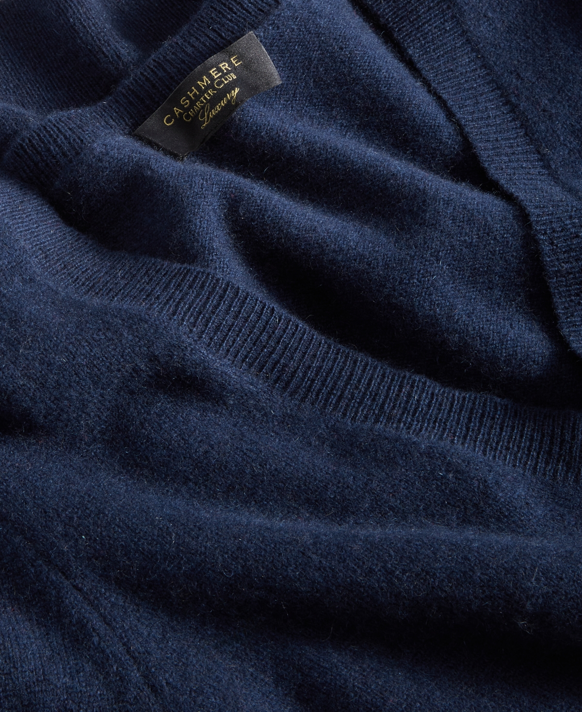 Charter Club 100% Cashmere Women's V-Neck Long-Sleeve Sweater, Created for Macy's