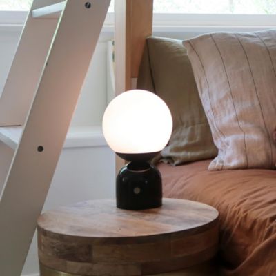 Mila 10" Dimmable LED Table Lamp with Marble Base