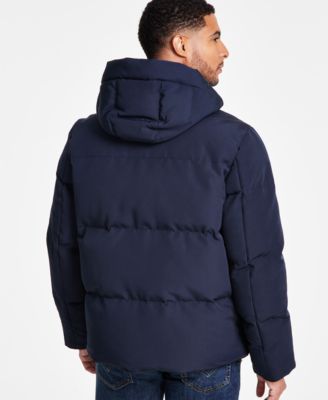 Men's Quilted Hooded Puffer Jacket