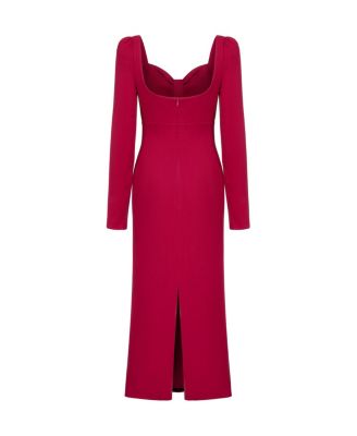 Women's Cut-Out Midi Dress