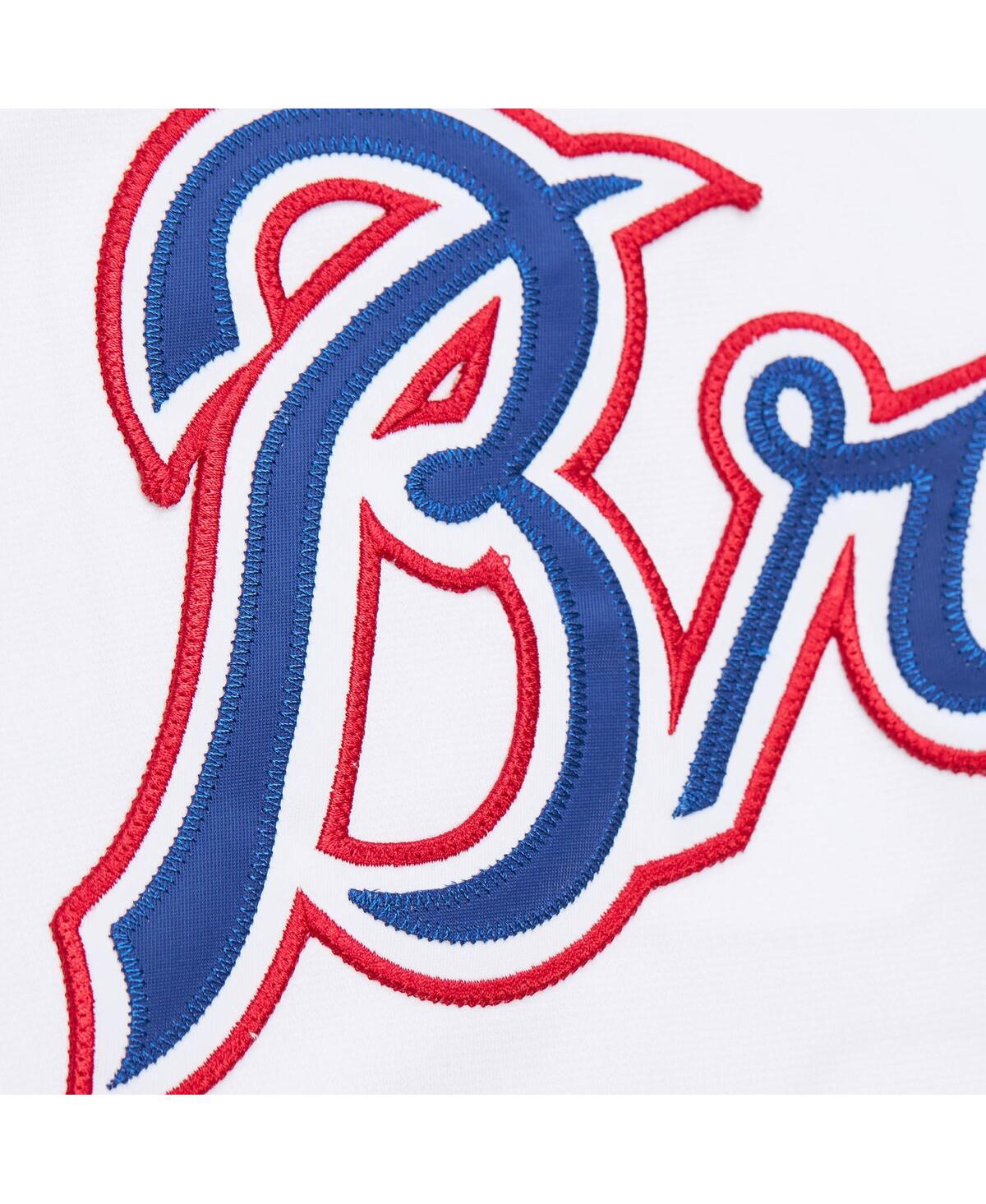 Mitchell Ness Men's John SmoltzAtlanta Braves 2004 Cooperstown Collection Authentic Throwback Jersey - White