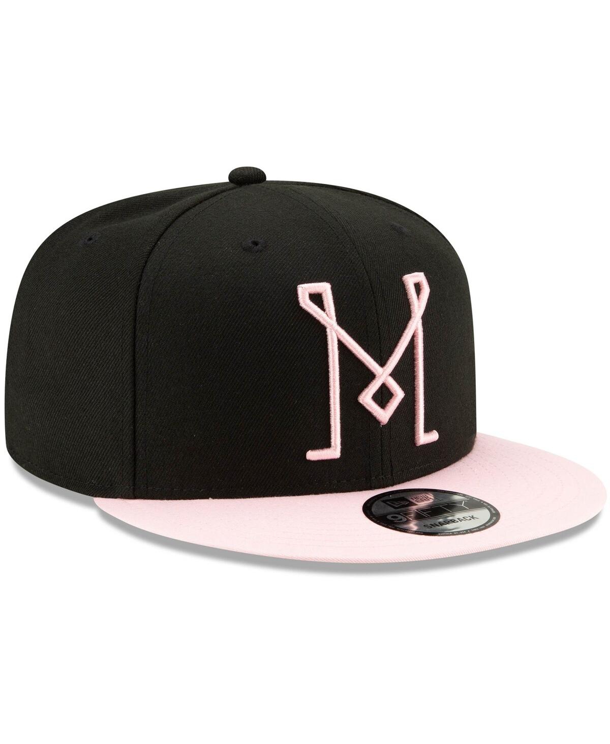 New Era Men'sInter Miami Cf Starting 9FIFTY Adjustable Snapback Hat - Black