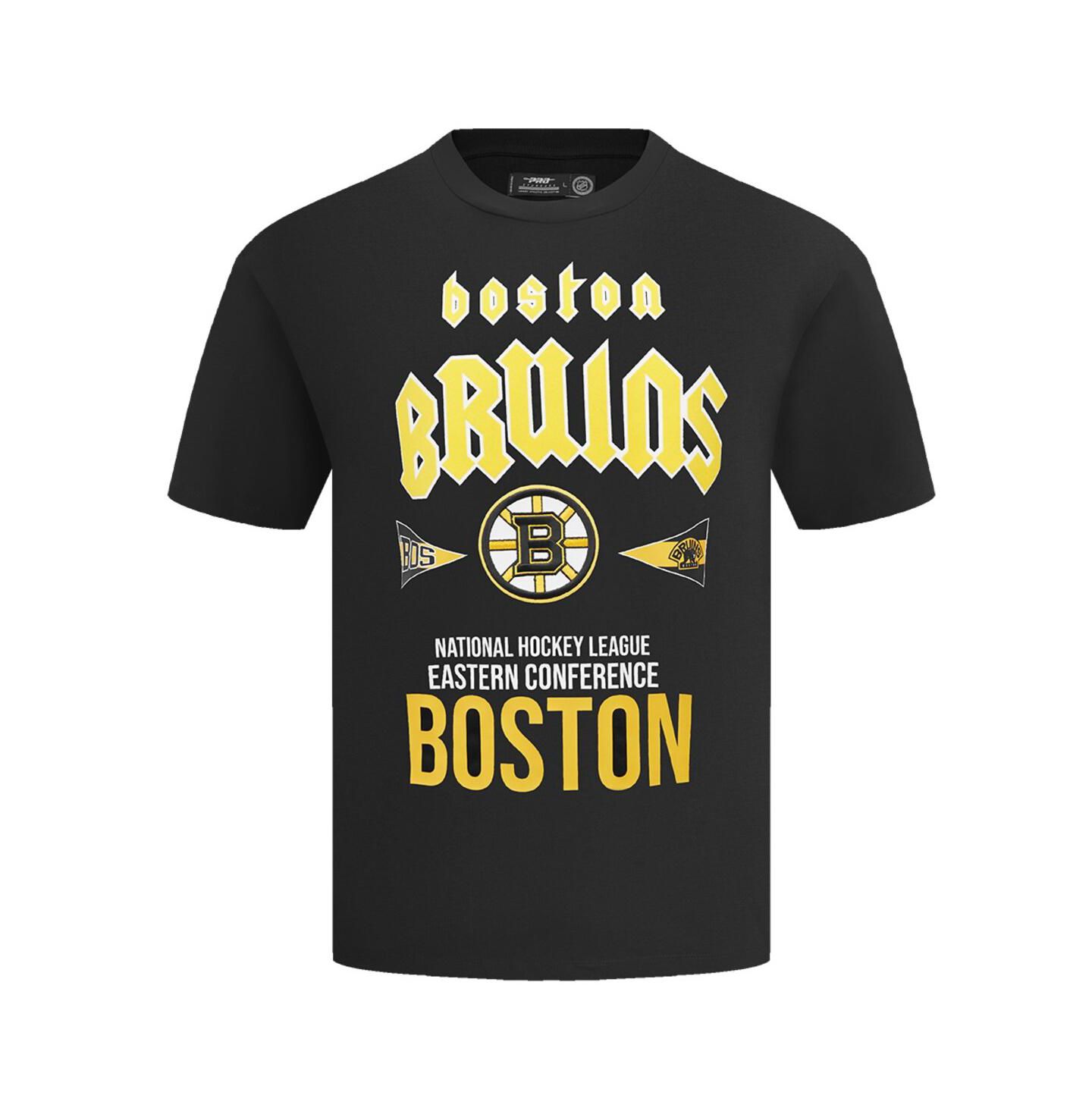 Мужская футболка Pro Standard Black Boston Bruins City Tour — фото 3