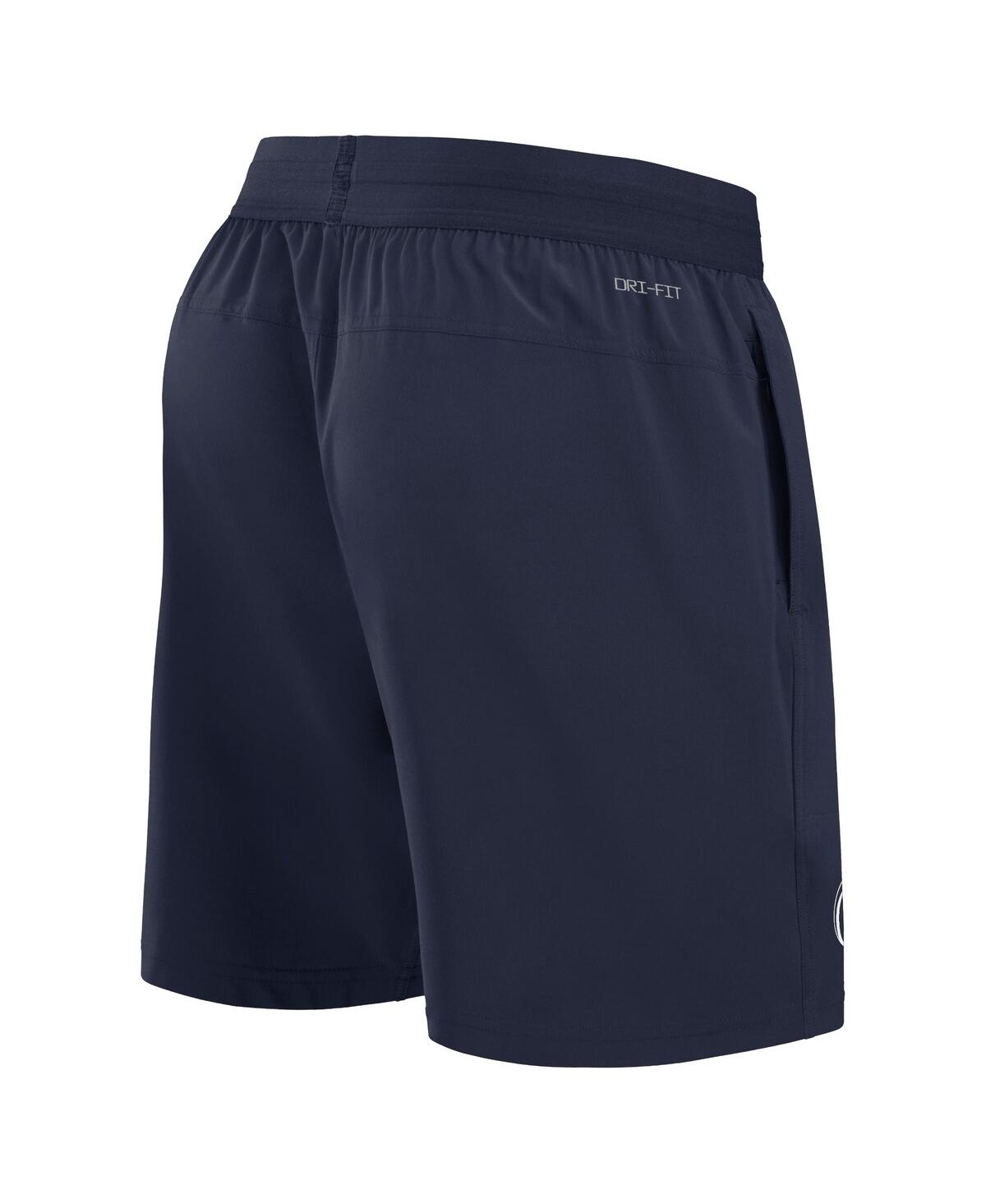 Nike Men'sPenn State Nittany Lions 2024 Sideline Performance Shorts - Navy, White