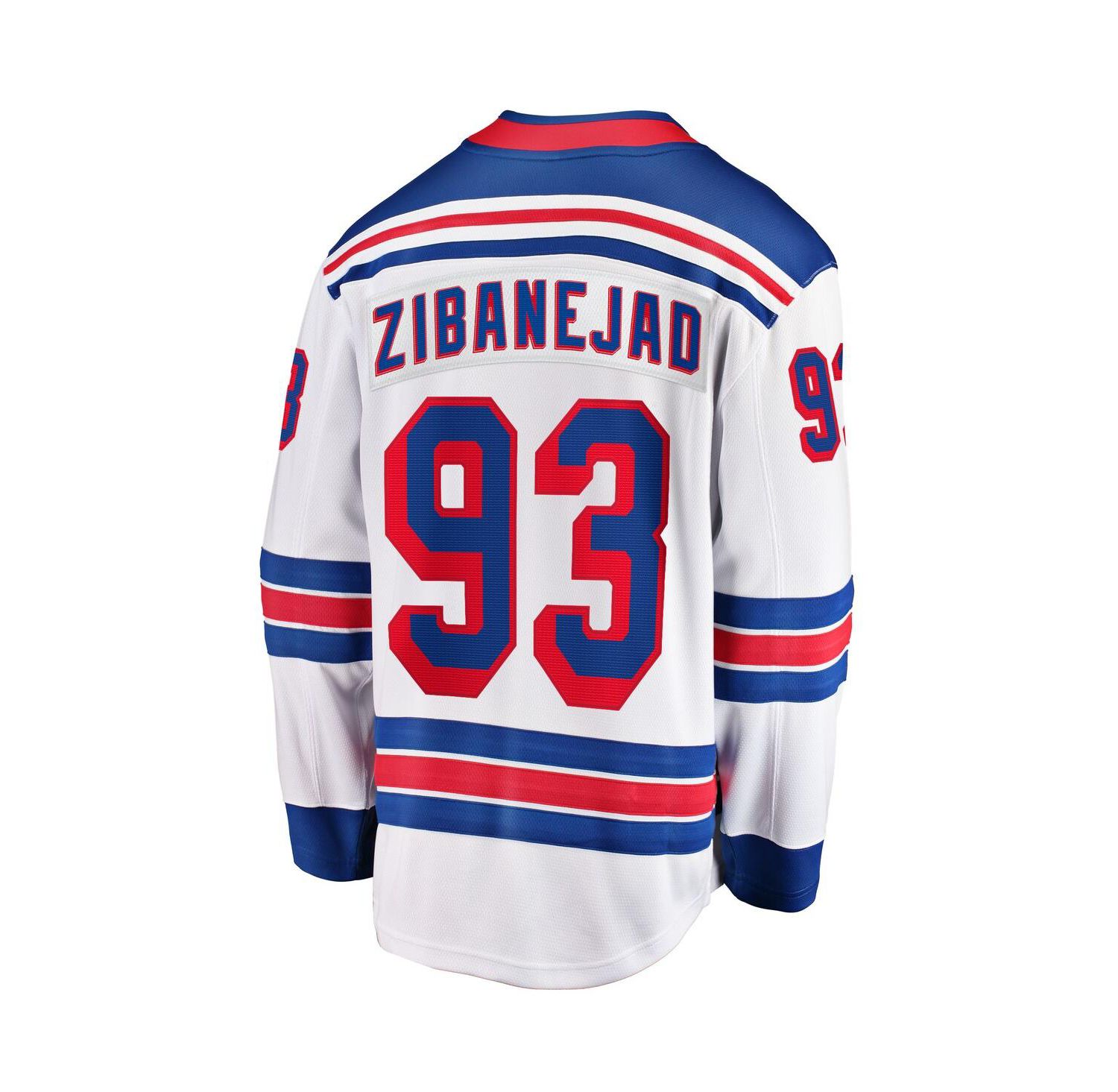 Men's Mika Zibanejad White New York Rangers Away Premier Breakaway Player Jersey