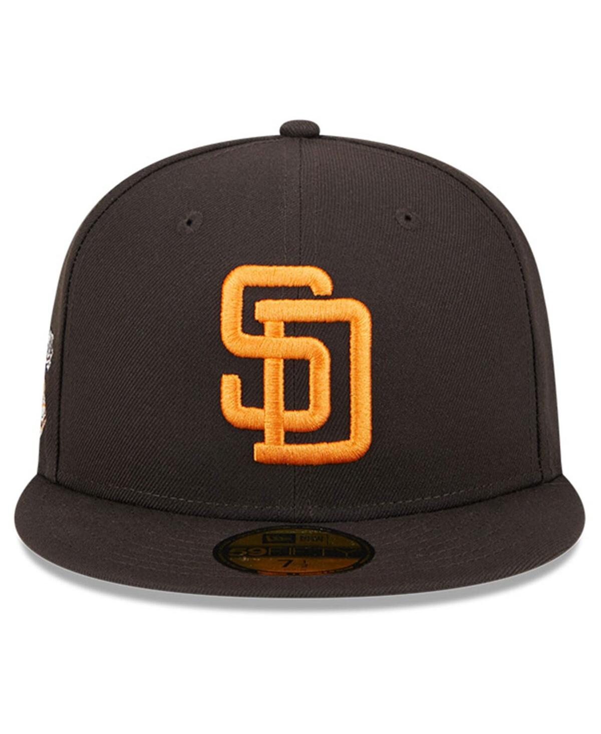 New Era Men'sSan Diego Padres Big League Chew Team 59FIFTY Fitted Hat - Brown