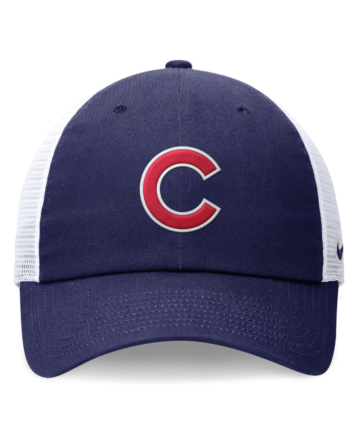 Nike Men'sChicago Cubs Evergreen Club Trucker Adjustable Hat - Royal