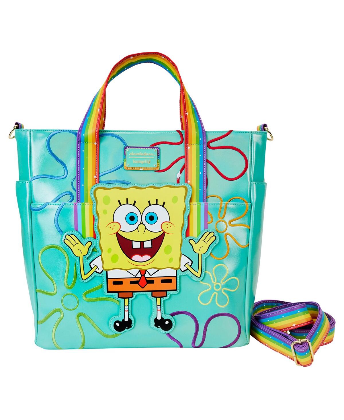 Loungefly Spongebob Square Pants 25th Anniversary Imagination Convertible Tote Bag In No Color