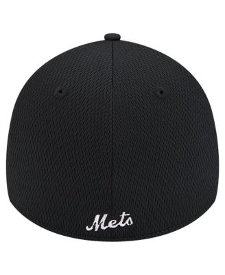 Men's Black New York Mets Active Dash Mark 39THIRTY Flex Hat