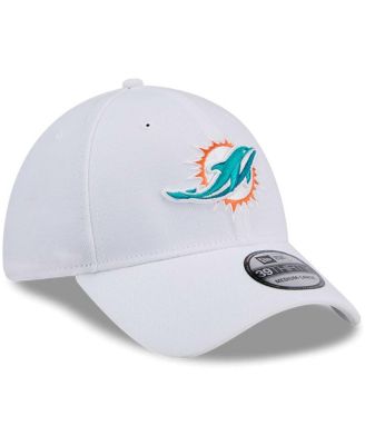 Men's White Miami Dolphins Main 39THIRTY Flex Hat