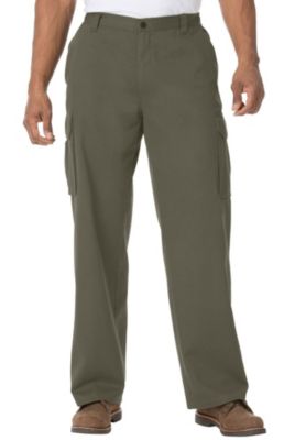 Big & Tall by KingSize Renegade Side-Elastic Waist Cargo Pants