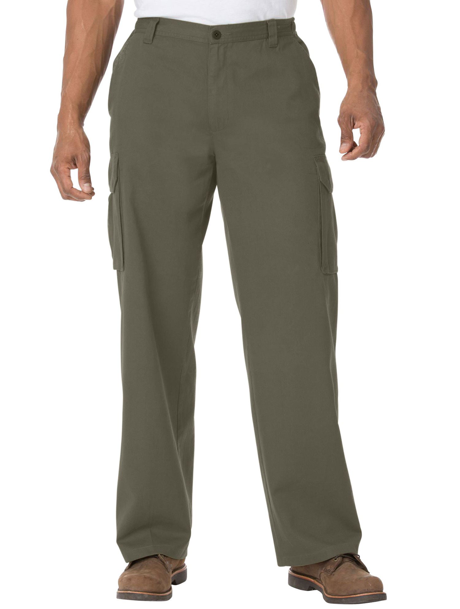 Men's by KingSize Renegade Side-Elastic Waist Cargo Pants