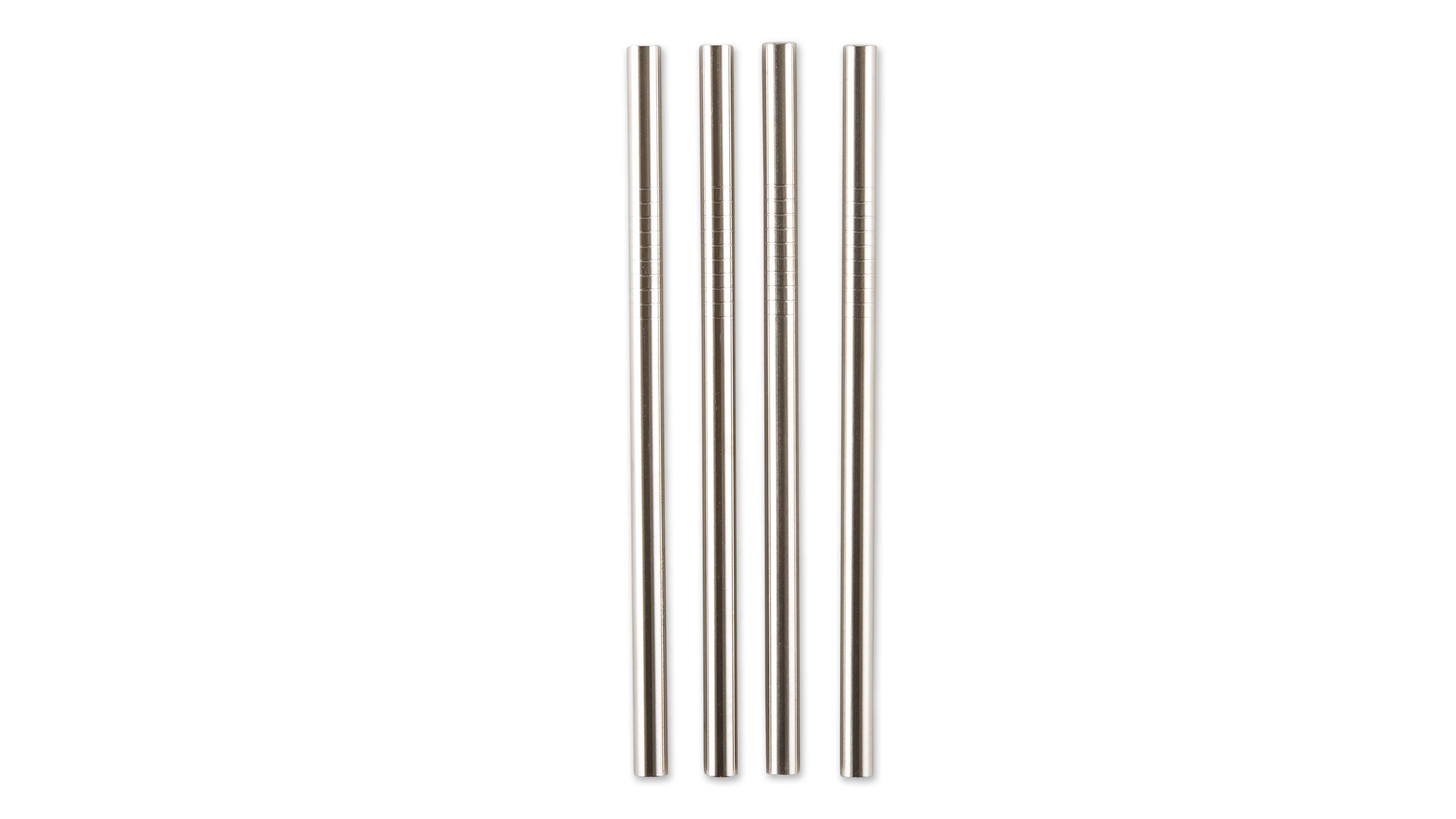 Rsvp International Endurance Stainless Steel 4 Piece 5" Straw Set