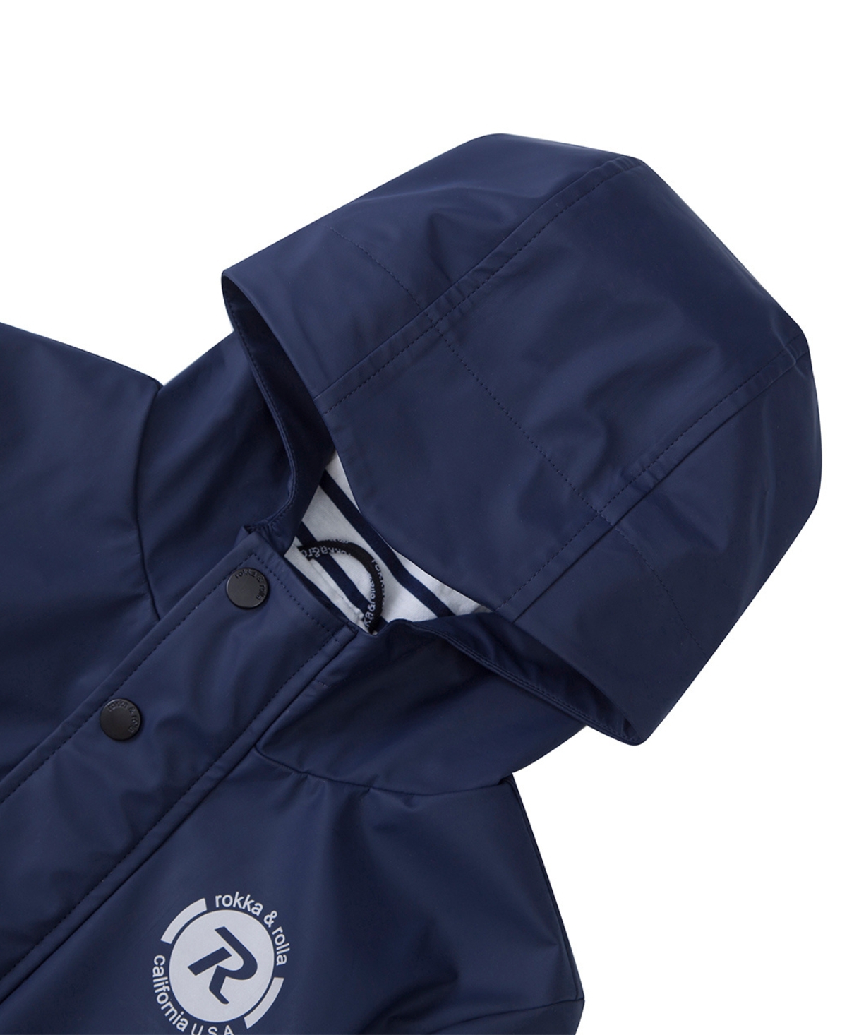Rokka&Rolla Boys Waterproof Rain Coats Rubberized Jackets