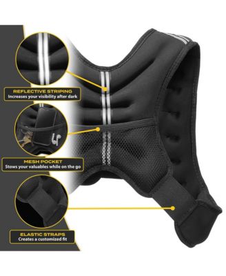 Weighted Workout Vest 10 LB, Strength Training Fitness Body Weight Vest