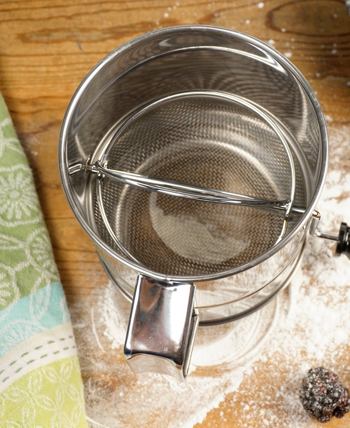 Shop Rsvp International Endurance 5 Cup Crank Style Flour Sifter In Gray
