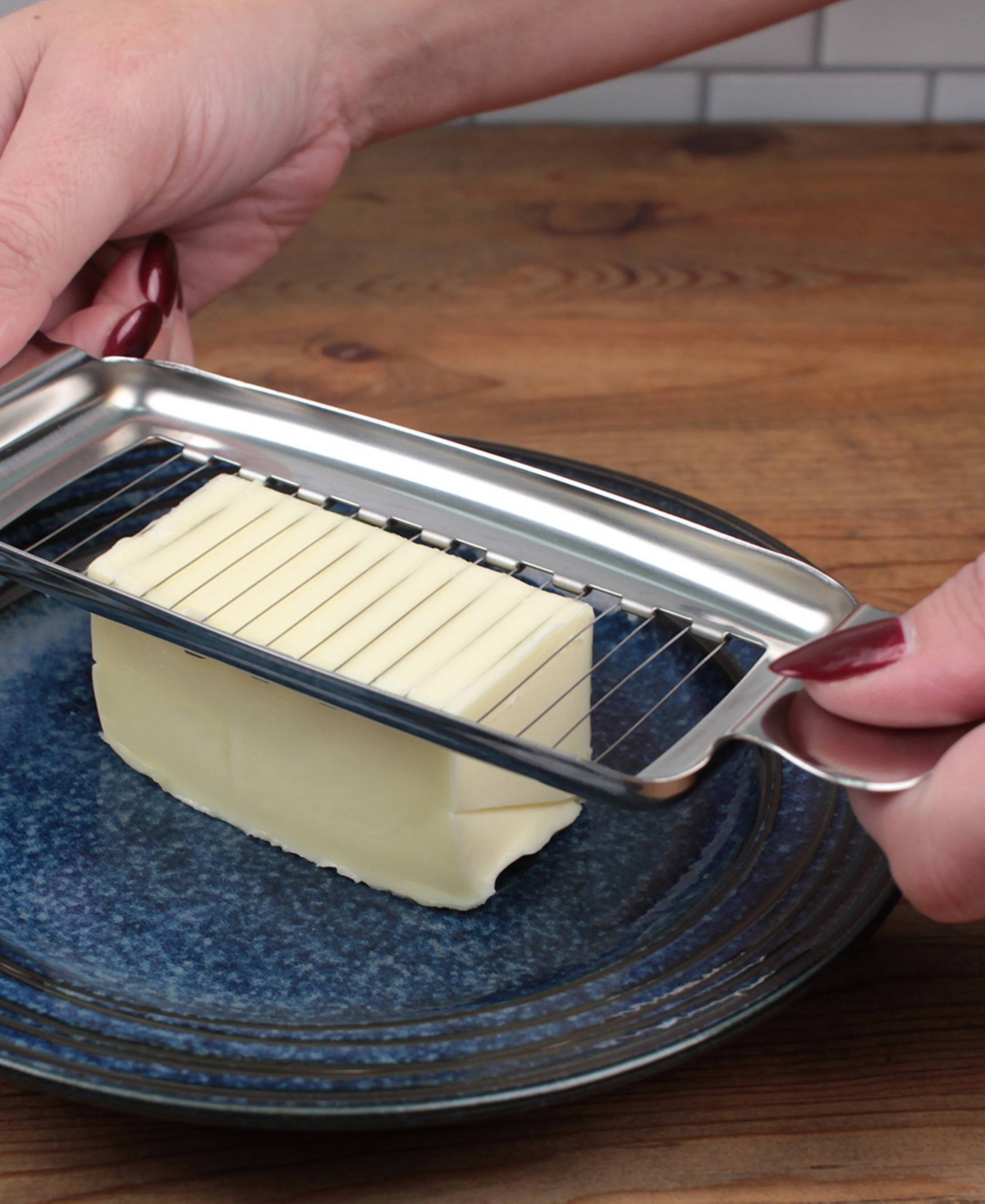 Rsvp International Endurance Stainless Steel 8x3" Butter Slicer In Gray