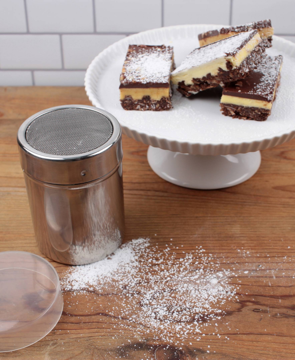 Shop Rsvp International Endurance Stainless Steel 11 Ounce Fine Mesh Sugar Shaker In Gray