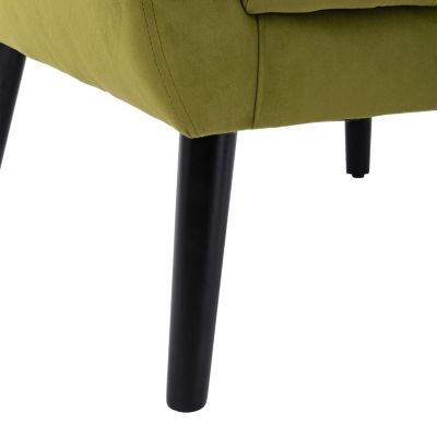 Modern Velvet Ergonomic Accent Chair