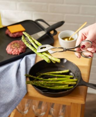 Endurance Stainless Steel 8" Small Serving Tongs