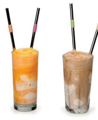 Endurance Stainless Steel 4 Piece 8.5" Spoon Straw Set