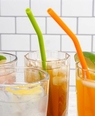 Silicone 6 Piece 10" Straw Set