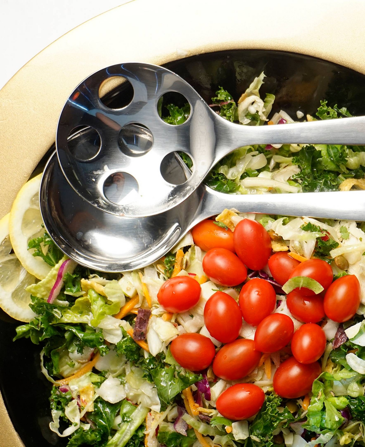 Rsvp International Endurance Stainless Steel 2 Piece 11" Salad Spoons Set In Silver