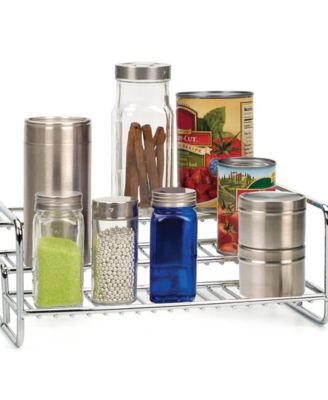 Stainless Steel 11" x 8.5" x 4" 3 Tier Spice/Can Rack