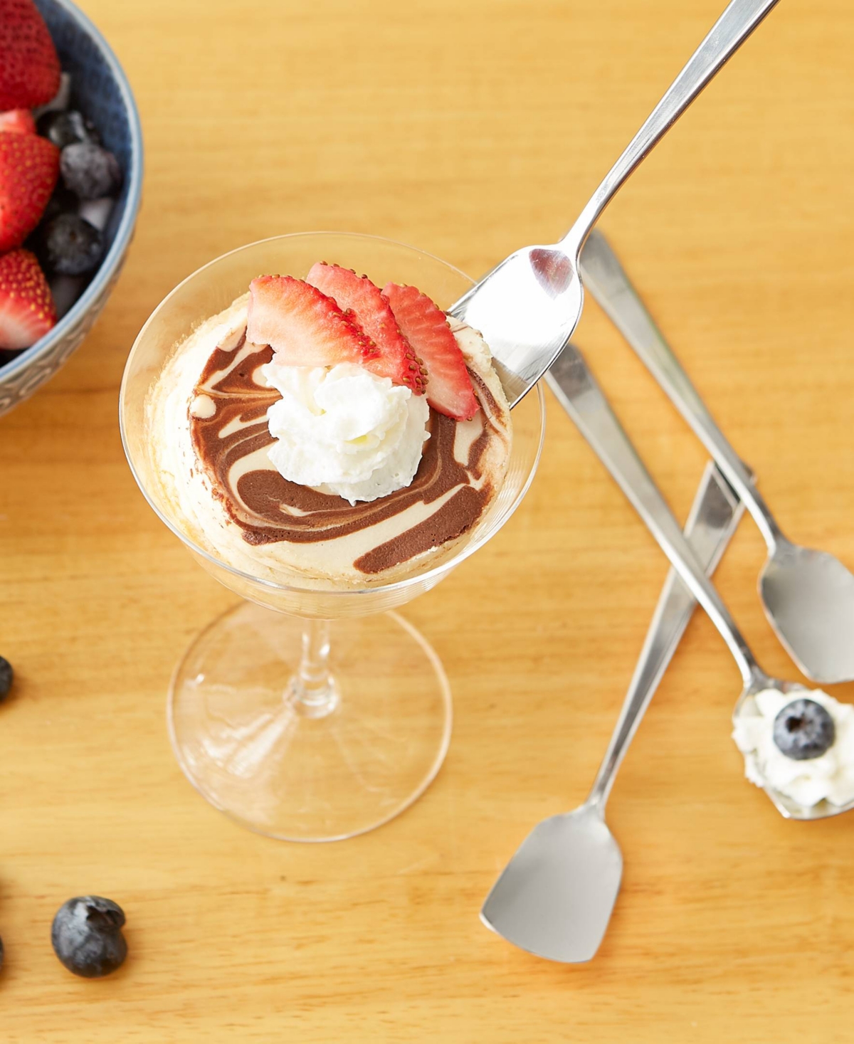 Rsvp International Endurance Stainless Steel 4 Piece 6" Ice Cream Spoons Set In Gray