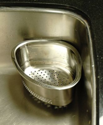 Endurance Pierced Stainless Steel 9"x7"x5" In-Sink Corner Basket