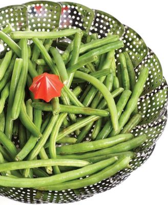 Endurance Stainless Steel Silicone 9" Umbrella Steam Basket