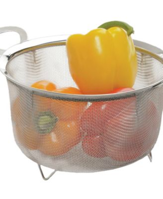 Endurance Stainless Steel 3 Quart Wide Rim Mesh Colander Basket