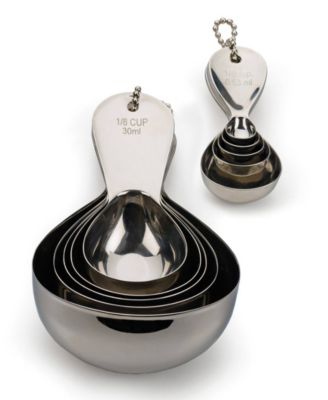 Endurance 18/8 Stainless Steel 5 Piece Teardrop Measuring Cup Set