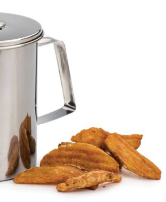 Stainless Steel Endurance Medium 6 Cup Fryer's Friend Grease Keeper