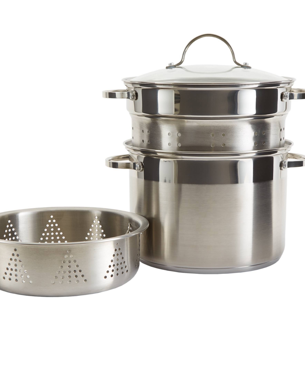 RSVP INTERNATIONAL ENDURANCE STAINLESS STEEL 8 QT MULTI COOKER 