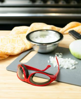 5.5" x 6.5" x 1.5" Onion Goggles - Red Frame