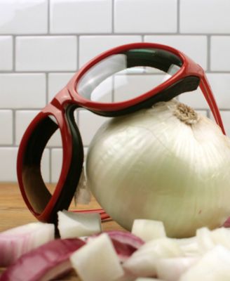5.5" x 6.5" x 1.5" Onion Goggles - Red Frame