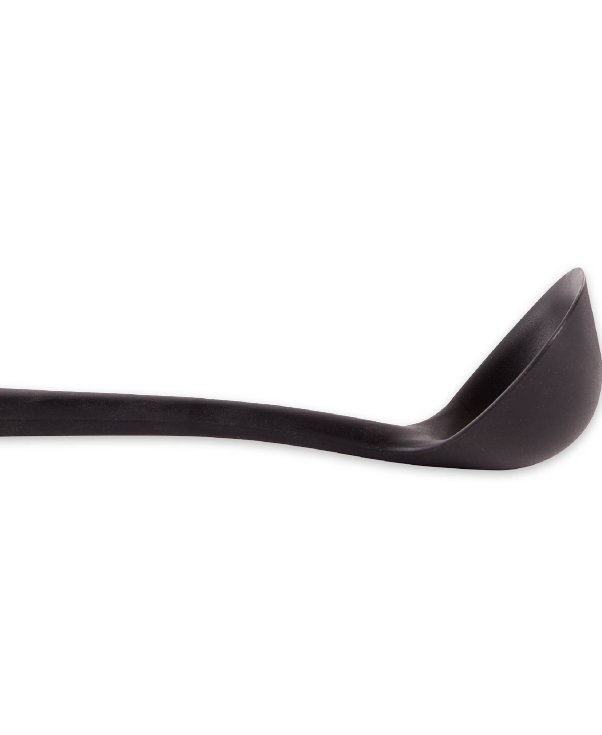 Rsvp International Silicone Coated Steel 11x3.5" Ela Series Black Ladle In Black