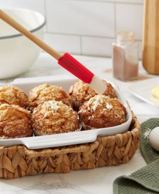 Silicone Wood 12x1" Red Skinny Spatula