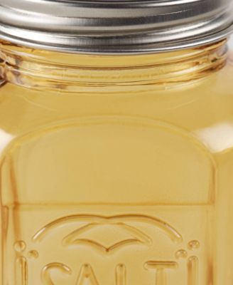 Retro Glass Amber 2 Piece 8 Ounce Retro Style Salt Pepper Set