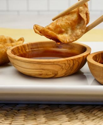 Olive Wood 1/3 Cup Dipping Bowl