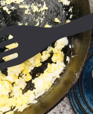 Silicone Coated Steel 11" x 2.25" Ela Series Black Fork