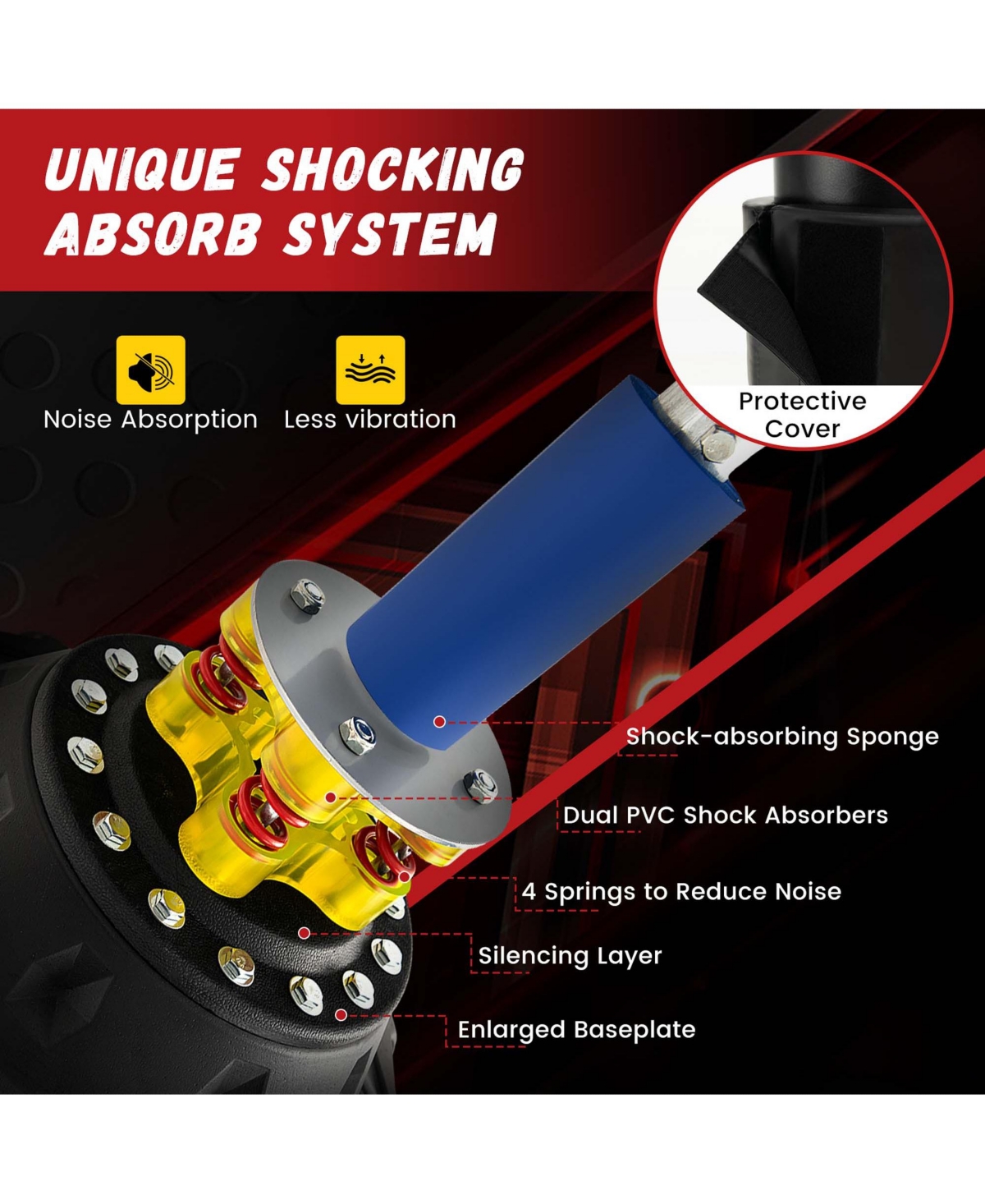 Freestanding Punching Bag 71'' Boxing Bag with25 Suction Cups Gloves & Filling Base