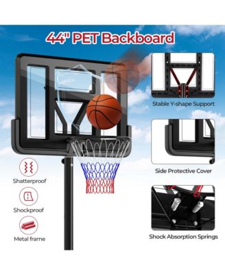 Portable Basketball Hoop 7.5-10FT Adjustable Basketball Goal System